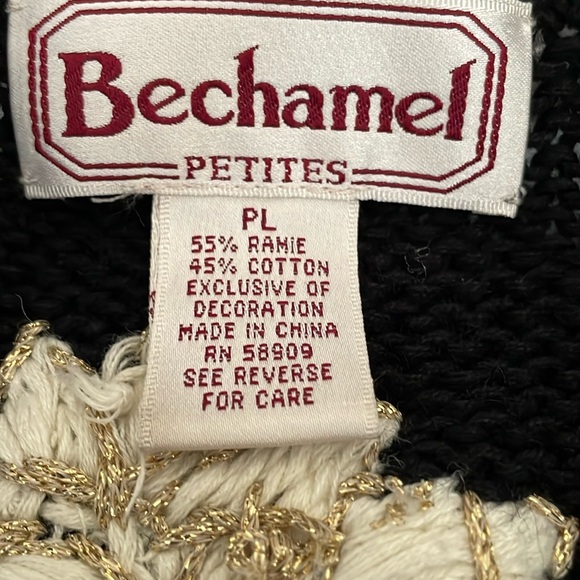 Béchamel Holiday Poinsettia Cardigan -Size PL - Picture 6 of 6